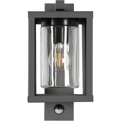 Trio Lighting Lunga Moderne Außenwandleuchte Anthrazit IP44 mit PIR Trio Lighting Lunga Moderne Außenwandleuchte Anthrazit IP44 mit PIR