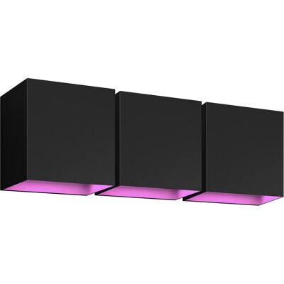 Philips Gartenbeleuchtung, Hue schwingt nach unten weiss und Farbe - Zwart 3 -Pack Philips Gartenbeleuchtung, Hue schwingt nach unten weiss und Farbe - Zwart 3 -Pack