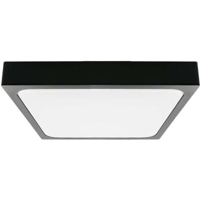 V-TAC, Wandleuchte + Deckenleuchte, Plafond 24W LED Quadratisch IP44 Bewegungsmelder Mikrowelle 30x30cm Schwarz VT-8624SB-SQ 4000K (2400 lm) V-TAC, Wandleuchte + Deckenleuchte, Plafond 24W LED Quadratisch IP44 Bewegungsmelder Mikrowelle 30x30cm Schwarz VT-8624SB-SQ 4000K (2400 lm)
