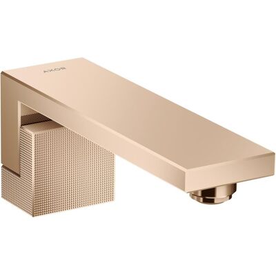 Hansgrohe Duscharmatur + Badewannenarmatur, AXOR Edge Wanneneinlauf, Diamantschliff Hansgrohe Duscharmatur + Badewannenarmatur, AXOR Edge Wanneneinlauf, Diamantschliff