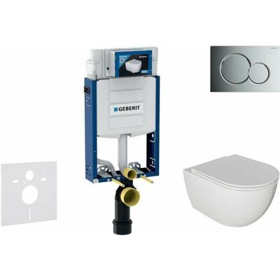 Geberit Toilette + Bidet, Kombifix Stützrahmen Softclose Sitz Sigma01 Geberit Toilette + Bidet, Kombifix Stützrahmen Softclose Sitz Sigma01