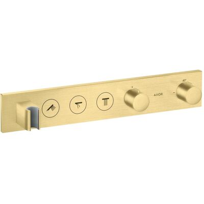 Axor Duscharmatur + Badewannenarmatur, ShowerSolutions Thermostatmodul Select 530/90, Unterputz, 3 Verbraucher, Fertigset Axor Duscharmatur + Badewannenarmatur, ShowerSolutions Thermostatmodul Select 530/90, Unterputz, 3 Verbraucher, Fertigset