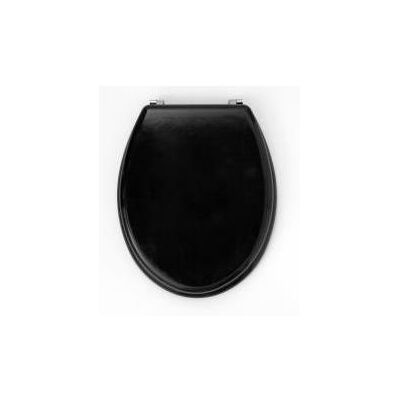 Beldray, WC Deckel, LA032355BFPEU7 Wooden Toilet Seat, Black Beldray, WC Deckel, LA032355BFPEU7 Wooden Toilet Seat, Black