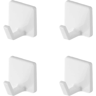Yamazaki, Handtuchhalter + Handtuchhaken, Klebehaken-Haken (4er-Set) TOWER Yamazaki, Handtuchhalter + Handtuchhaken, Klebehaken-Haken (4er-Set) TOWER