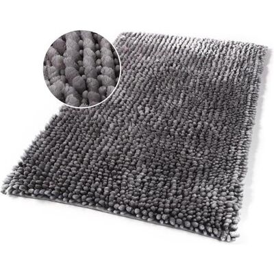 Domoletti, Badteppich, BATH MAT MA3488E 50X80CM CHENILLE SILVER (80 x 50 cm) Domoletti, Badteppich, BATH MAT MA3488E 50X80CM CHENILLE SILVER (80 x 50 cm)