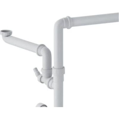 Geberit Siphon, vandlås til 2 vaske - med studs, 40mm x 1.1/2 (Flaschensiphon, 1 1/2“) Geberit Siphon, vandlås til 2 vaske - med studs, 40mm x 1.1/2 (Flaschensiphon, 1 1/2“)