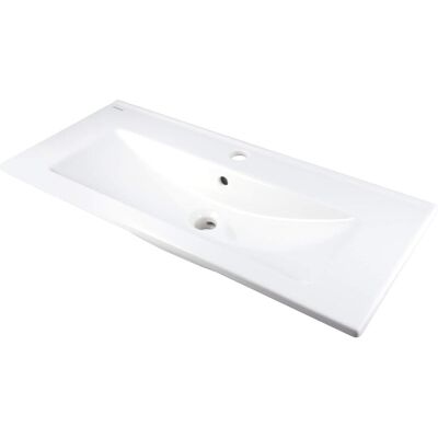 Deante, Waschbecken, Keramische Waschbecken mit Armaturenplatz Deante, Waschbecken, Keramische Waschbecken mit Armaturenplatz