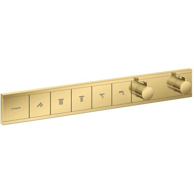 Hansgrohe Duscharmatur + Badewannenarmatur, Rainfinity RainSelect Thermostat Unterputz für 5 Verbraucher Hansgrohe Duscharmatur + Badewannenarmatur, Rainfinity RainSelect Thermostat Unterputz für 5 Verbraucher