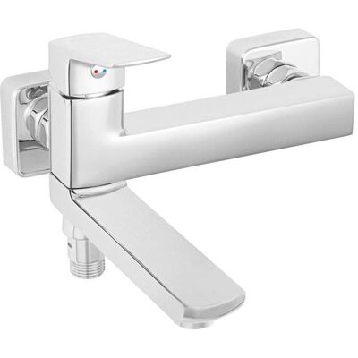 FERRON, Duscharmatur + Badewannenarmatur, Mischbatterie Wand Lippi Blp1rea. Chrom FERRON, Duscharmatur + Badewannenarmatur, Mischbatterie Wand Lippi Blp1rea. Chrom