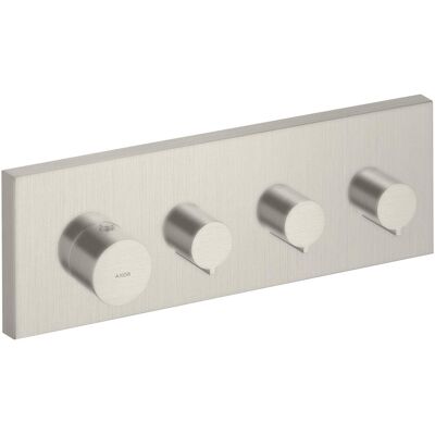 HANS GROHE Axor Starck ShowerCollection Thermostatmodul - Edelstahl - Duschart HANS GROHE Axor Starck ShowerCollection Thermostatmodul - Edelstahl - Duschart