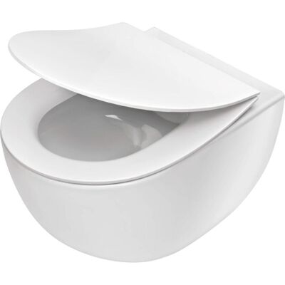 Deante, Toilette + Bidet, Wc Seat/Peonia Zero Wall Mount Wc Bowl Deante, Toilette + Bidet, Wc Seat/Peonia Zero Wall Mount Wc Bowl