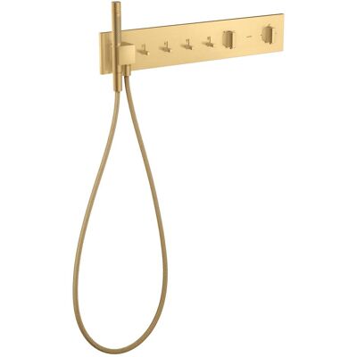 Hansgrohe AXOR DuschThermostat Modul - Gebürstetes Gold - Duschartyp Hansgrohe AXOR DuschThermostat Modul - Gebürstetes Gold - Duschartyp