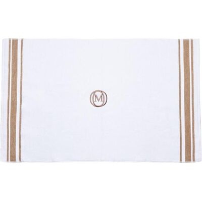 Monogram, Badteppich, Linea Badezimmermatte 60x100cm beige (100 x 60 cm) Monogram, Badteppich, Linea Badezimmermatte 60x100cm beige (100 x 60 cm)