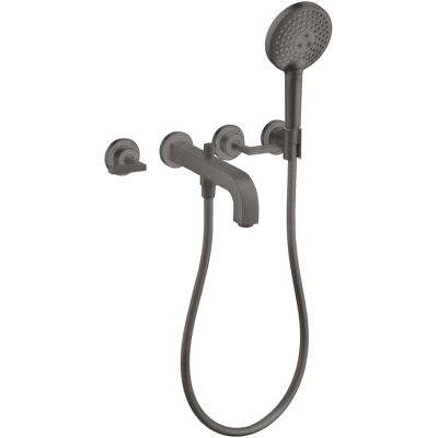 Hansgrohe Axor Citterio 3-Loch Wannenarmatur - Brushed Black Chrome Hansgrohe Axor Citterio 3-Loch Wannenarmatur - Brushed Black Chrome