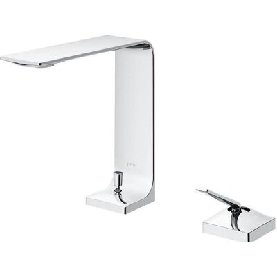 TOTO, Duscharmatur + Badewannenarmatur, ZL 2-Loch Waschtisch-Einhandmischer Ausladung 144mm, Höhe 174mm chrom TOTO, Duscharmatur + Badewannenarmatur, ZL 2-Loch Waschtisch-Einhandmischer Ausladung 144mm, Höhe 174mm chrom