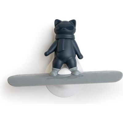 Ototo, Duschabzieher, - Chill Cat Squeegee - Muted Grey and Dark Blue - Compact Ototo, Duschabzieher, - Chill Cat Squeegee - Muted Grey and Dark Blue - Compact