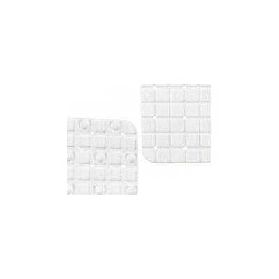 Berilo, Badteppich, Anti-Rutsch Badematte weiss kariert klein (50.30 x 50 cm) Berilo, Badteppich, Anti-Rutsch Badematte weiss kariert klein (50.30 x 50 cm)