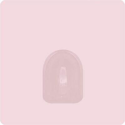 MSV, Handtuchhalter + Handtuchhaken, Patère Transparent Sur Fond Carre 8cm Rose Pastel MSV, Handtuchhalter + Handtuchhaken, Patère Transparent Sur Fond Carre 8cm Rose Pastel