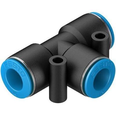 Festo, Rohrverbindungstechnik, Push in T Connector, 10mm Festo, Rohrverbindungstechnik, Push in T Connector, 10mm