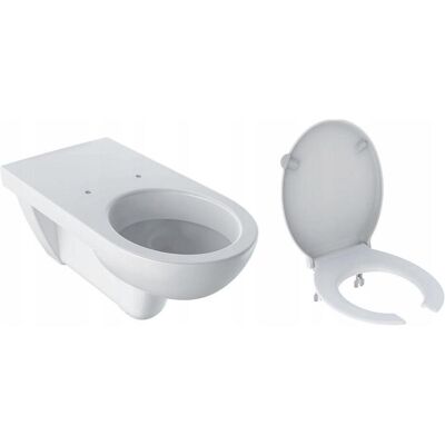 Geberit Toilette + Bidet, Selnova Comfort Wand-WC für Behinderte, weiss Geberit Toilette + Bidet, Selnova Comfort Wand-WC für Behinderte, weiss