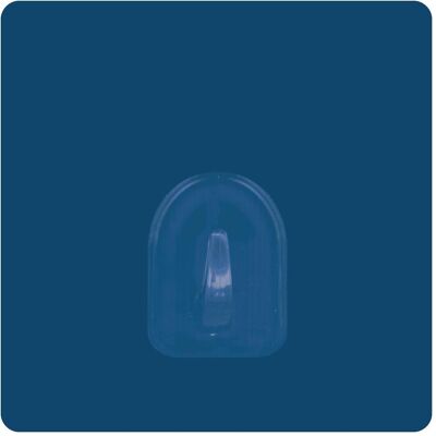 MSV, Handtuchhalter + Handtuchhaken, Patère Transparent Sur Fond Carre 8cm Bleu Marine MSV, Handtuchhalter + Handtuchhaken, Patère Transparent Sur Fond Carre 8cm Bleu Marine