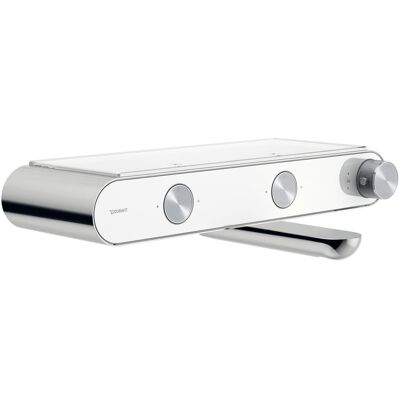 Duravit Duscharmatur + Badewannenarmatur, Robinetterie thermostatique Thermostat de baignoire, 2 consommateurs, rosace ronde, TH5220001005 Duravit Duscharmatur + Badewannenarmatur, Robinetterie thermostatique Thermostat de baignoire, 2 consommateurs, rosace ronde, TH5220001005