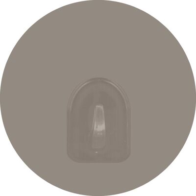 MSV, Handtuchhalter + Handtuchhaken, Patère Transparent Sur Fond Rond 8cm Beige MSV, Handtuchhalter + Handtuchhaken, Patère Transparent Sur Fond Rond 8cm Beige