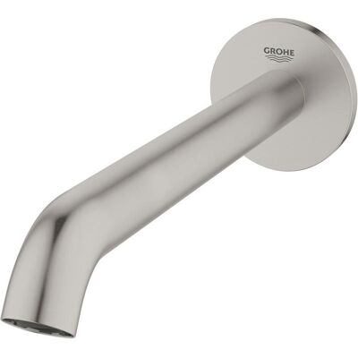 Grohe Duscharmatur + Badewannenarmatur, Wanneneinlauf ESSENCE, Wandmontage supersteel Grohe Duscharmatur + Badewannenarmatur, Wanneneinlauf ESSENCE, Wandmontage supersteel