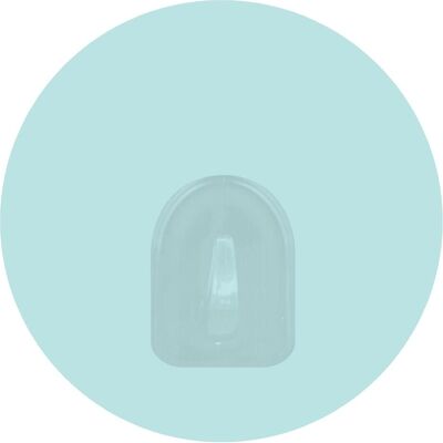 MSV, Handtuchhalter + Handtuchhaken, Patère Transparent Sur Fond Rond 8cm Vert Pastel MSV, Handtuchhalter + Handtuchhaken, Patère Transparent Sur Fond Rond 8cm Vert Pastel