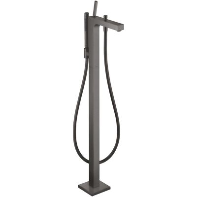 Hansgrohe Axor Citterio Bodenmontage Badewannenmischer - Gebürstetes Schwarz Chrome Hansgrohe Axor Citterio Bodenmontage Badewannenmischer - Gebürstetes Schwarz Chrome