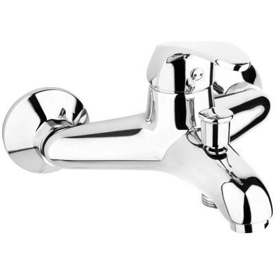 KFA, Duscharmatur + Badewannenarmatur, Bateria wannowa Krzem ścienne chrom (4214-010-00) KFA, Duscharmatur + Badewannenarmatur, Bateria wannowa Krzem ścienne chrom (4214-010-00)