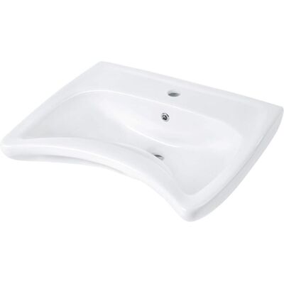 Deante, Waschbecken, Umywalka ceramiczna ścienna z miejscem na baterię - dla osób z ograniczeniami ruchowymi (200 mm, 495 mm) Deante, Waschbecken, Umywalka ceramiczna ścienna z miejscem na baterię - dla osób z ograniczeniami ruchowymi (200 mm, 495 mm)