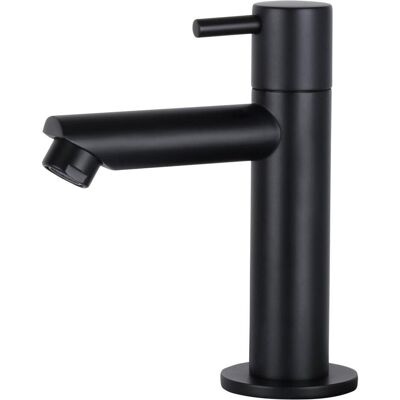 Differnz, Duscharmatur + Badewannenarmatur, Wastafelkraan Recht – Kraan Koud Water – Toiletkraan – Mat Zwart (30.412.72) Differnz, Duscharmatur + Badewannenarmatur, Wastafelkraan Recht – Kraan Koud Water – Toiletkraan – Mat Zwart (30.412.72)