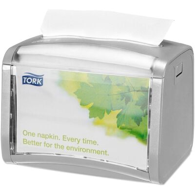 Tork, Servietten, 272613 Xpressnap Tischspender, hellgrau Ideal für Tische und volle Thekenflächen (4 Stk., 15 x 20.10 cm) Tork, Servietten, 272613 Xpressnap Tischspender, hellgrau Ideal für Tische und volle Thekenflächen (4 Stk., 15 x 20.10 cm)