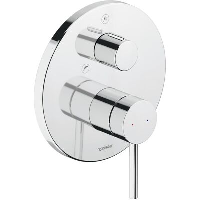 Duravit Duscharmatur + Badewannenarmatur, Circle Einhebel-Wannenmischer Unterputz Duravit Duscharmatur + Badewannenarmatur, Circle Einhebel-Wannenmischer Unterputz