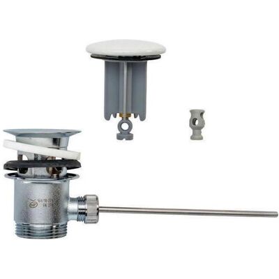 Duravit Siphon, Zugstangen-Ablaufgarnitur mit keramischer Abdeckung weiss (Ablaufgarnitur) Duravit Siphon, Zugstangen-Ablaufgarnitur mit keramischer Abdeckung weiss (Ablaufgarnitur)
