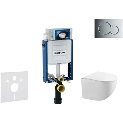 Geberit Toilette + Bidet, Kombifix Stützrahmen Gaia Schüssel Softclose Sitz Sigma01 Spülkasten Geberit Toilette + Bidet, Kombifix Stützrahmen Gaia Schüssel Softclose Sitz Sigma01 Spülkasten