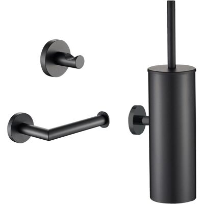 Plieger, Toilettenbürste, Vigo Toilet Set Accessoires - WC -Pinsel - WC Rollhalter - Handtuchhaken - 10 -Jahres -Garan Plieger, Toilettenbürste, Vigo Toilet Set Accessoires - WC -Pinsel - WC Rollhalter - Handtuchhaken - 10 -Jahres -Garan