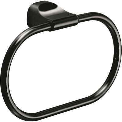 Domoletti, Handtuchhalter + Handtuchhaken, Amalfi Towel Holder Ring Matt Black Domoletti, Handtuchhalter + Handtuchhaken, Amalfi Towel Holder Ring Matt Black