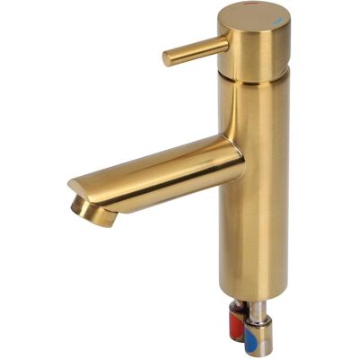 Differnz, Duscharmatur + Badewannenarmatur, Wastafelkraan Recht – Mengkraan – Koud en Warm – Toiletkraan – Goud (30.414.74) Differnz, Duscharmatur + Badewannenarmatur, Wastafelkraan Recht – Mengkraan – Koud en Warm – Toiletkraan – Goud (30.414.74)