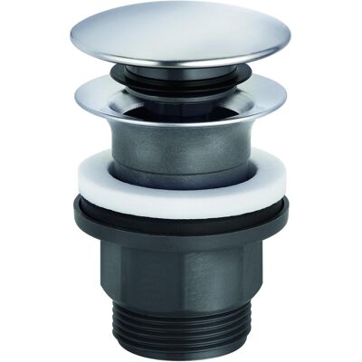 Kludi, Siphon, PUSH-OPEN Garniture d'écoulement G 1 1/4, verrouillable, pour lavabos avec trop-plein, 1042653-00 (Ablaufgarnitur) Kludi, Siphon, PUSH-OPEN Garniture d'écoulement G 1 1/4, verrouillable, pour lavabos avec trop-plein, 1042653-00 (Ablaufgarnitur)