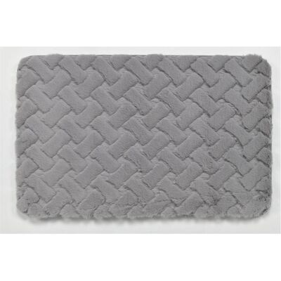 Domoletti, Badteppich, Bathroom floor mat BMA1298D, grey, 80 cm x 51 cm (80 x 51 cm) Domoletti, Badteppich, Bathroom floor mat BMA1298D, grey, 80 cm x 51 cm (80 x 51 cm)