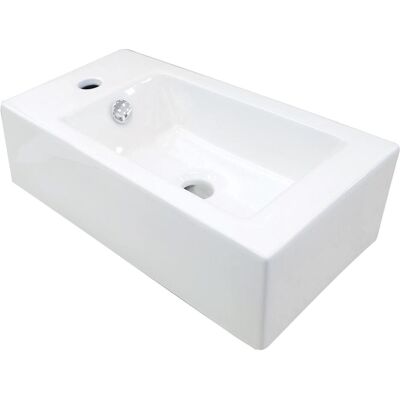 Deante, Waschbecken, Umywalka ceramiczna nablatowa lewa Deante, Waschbecken, Umywalka ceramiczna nablatowa lewa