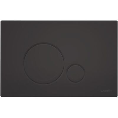 Duravit Betätigungsplatte, DuraSystem Toilettenspülknopf schwarz Duravit Betätigungsplatte, DuraSystem Toilettenspülknopf schwarz