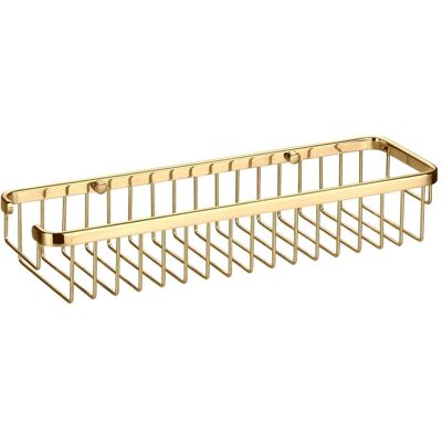 Omnires, Duschablage, Uni Wand-Duschkorb, Goldglanz Omnires, Duschablage, Uni Wand-Duschkorb, Goldglanz