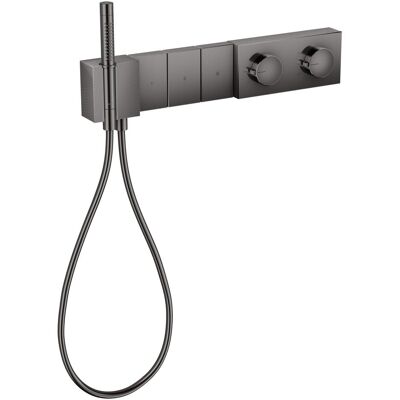 Hansgrohe Duschsystem, AXOR Edge Thermostatmodul Select 540/100 Unterputz für 3 Verbraucher, Diamantschliff Hansgrohe Duschsystem, AXOR Edge Thermostatmodul Select 540/100 Unterputz für 3 Verbraucher, Diamantschliff
