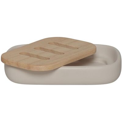 Sealskin, Seifenspender + Seifenschale, Mind Soap dish freestanding Greige Sealskin, Seifenspender + Seifenschale, Mind Soap dish freestanding Greige