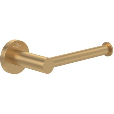 Villeroy & Boch TVA15101400076 - Gold gebürstet Messing Toilettenpapierhalter Villeroy & Boch TVA15101400076 - Gold gebürstet Messing Toilettenpapierhalter