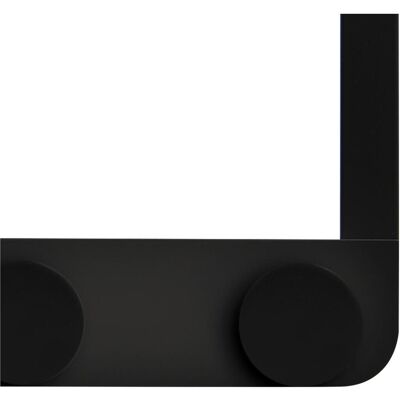 spirella Ronda-Quattro - Handtuchhaken - Modernes Schwarz spirella Ronda-Quattro - Handtuchhaken - Modernes Schwarz