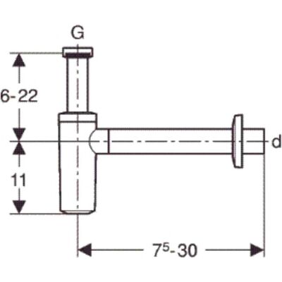 Geberit Stöpsel, Pg.Vl.1.1/4x40mm - Hvid Geberit Stöpsel, Pg.Vl.1.1/4x40mm - Hvid